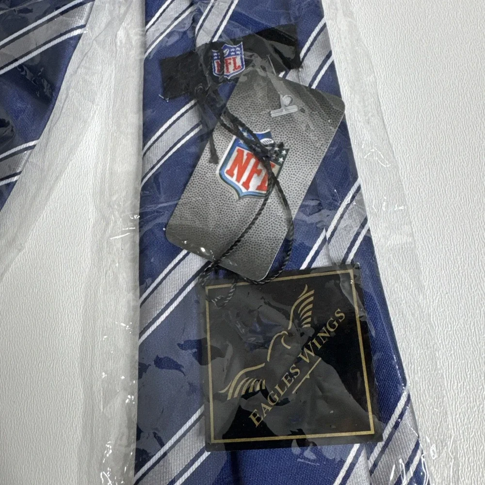Vintage Dallas‎ Cowboys Star Logo Tie Mens NFL Football Polyester - NEW